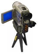 Minitripod with camcorder