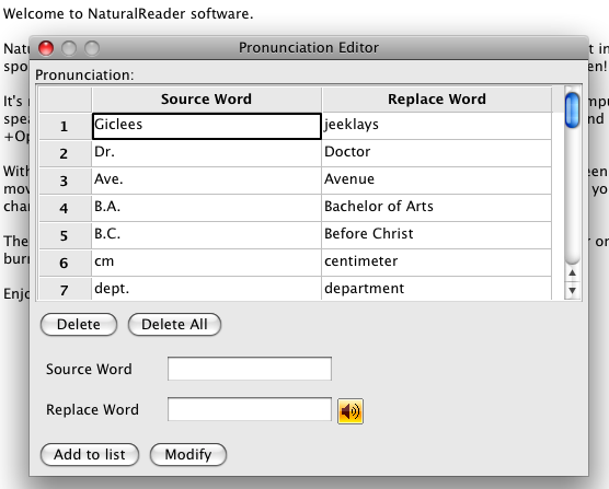 naturalreader pronunciation editor