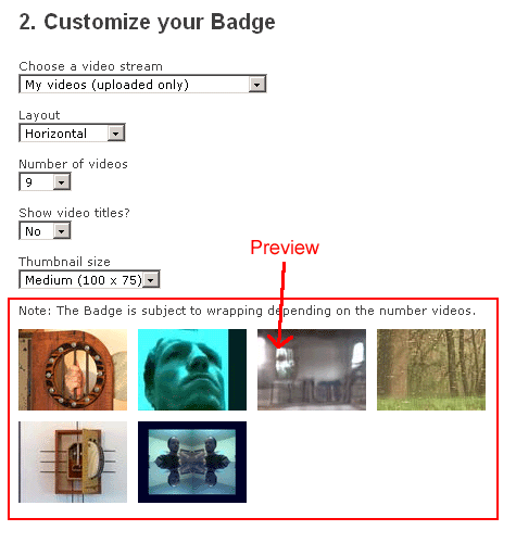 Customize Badge