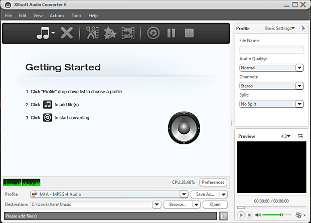 Xilisoft interface