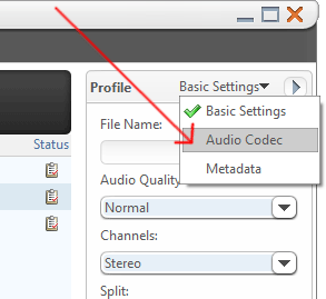 Xiliosoft Audio Profile